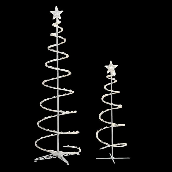 Home Accents Holiday LED Lighted Spiral Tree (2-Pack) TY-S46-C - New in … - Picture 4 of 6